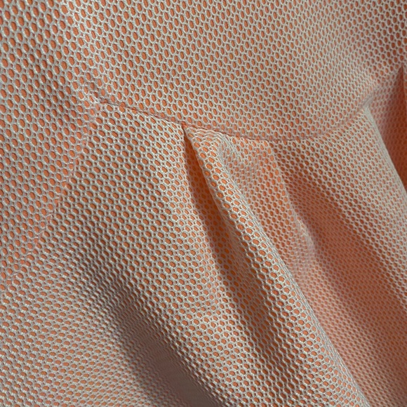 LUSH Neon Orange Drop Waist Mesh Sleeveless Mini Dress - Picture 2 of 9